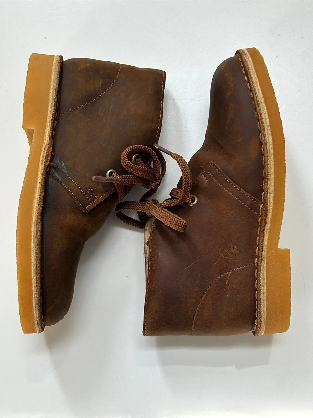Clarks Desert Boot Kids Beeswax Little Kid Size US 10 W